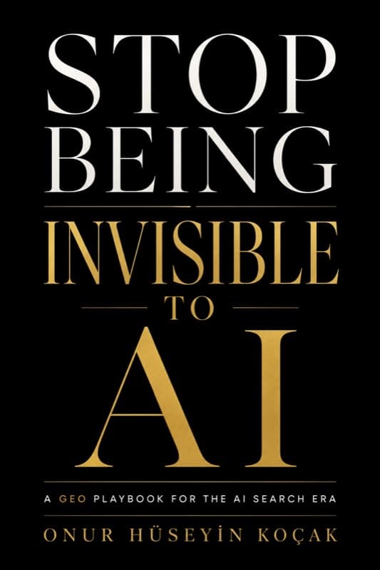 Stop Being Invisible to AI kapak görseli